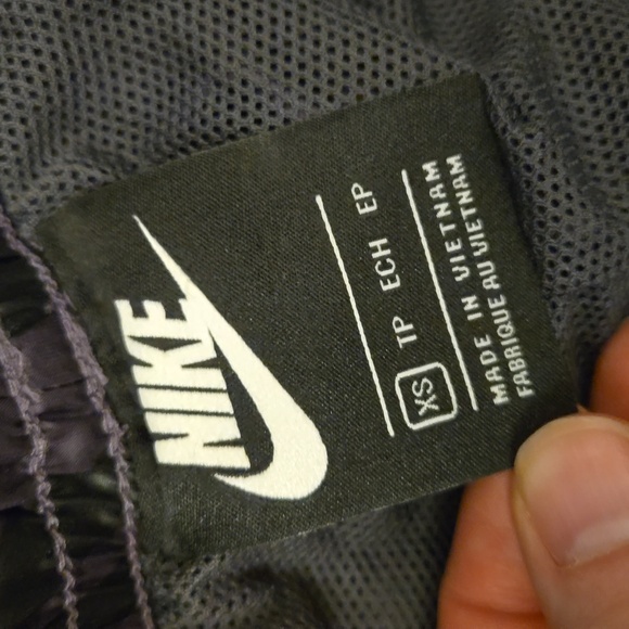 Nike Purple/Black Jogger Wind Breaker Pants, Women's Extra Small - Picture 7 of 10